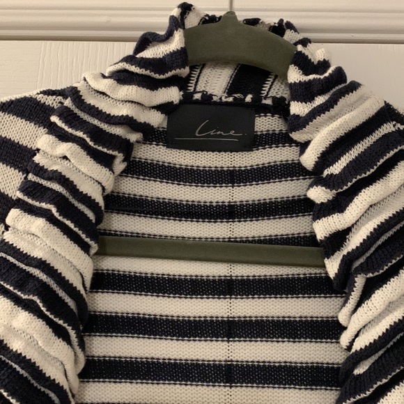 VGUC Line cotton cardigan - Picture 2 of 8